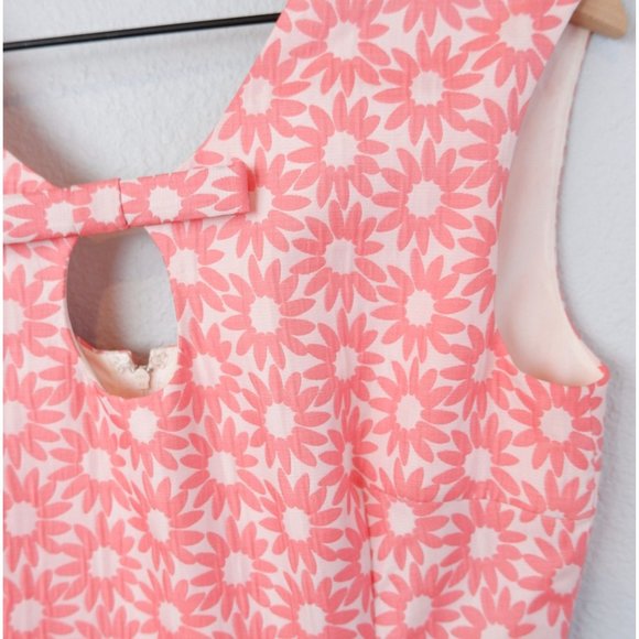 Belle Badgley Mischka Women's Retro Daisy Print Jacquard Fit & Flare Dress, 4 - Picture 6 of 14